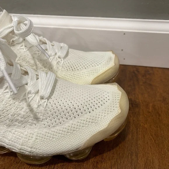 Nike Air VaporMax 2 White Pure Platinum 942843-100 Ladies Shoes - Women’s 8 - Picture 5 of 9